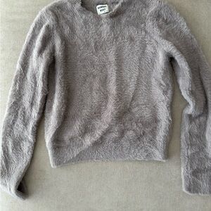 Aritzia Sunday Best Soft Gray Sweater